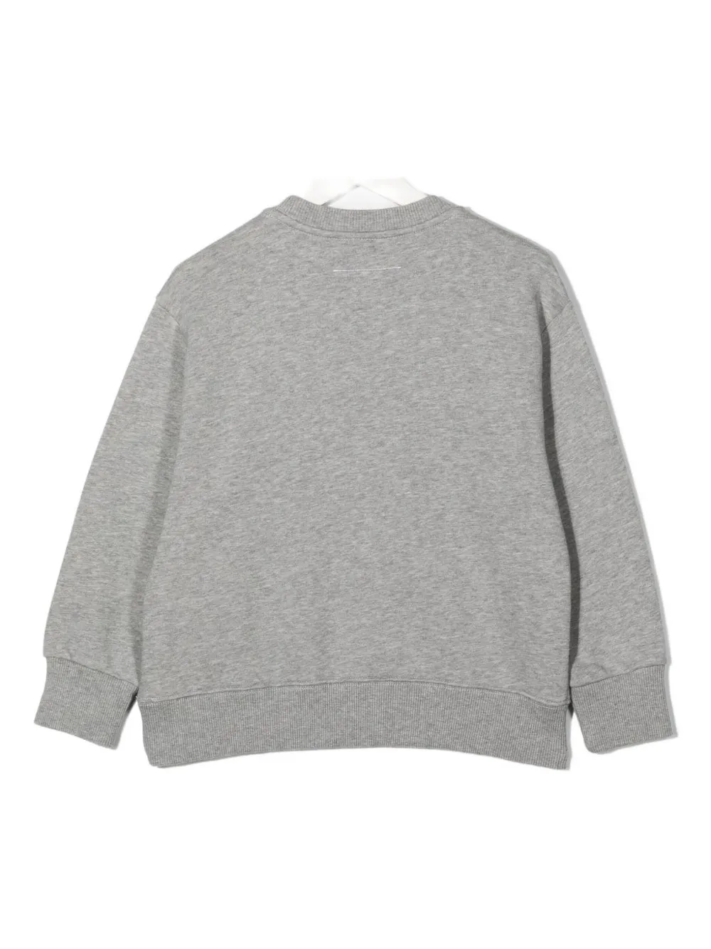 MM6 Maison Margiela Kids hand-logo sweatshirt Grijs