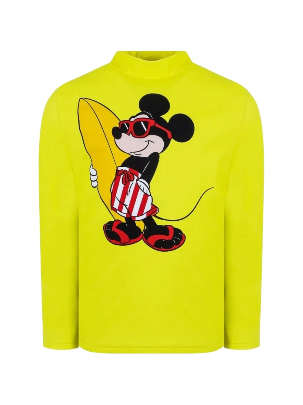 MC2 Saint Barth Kids zip-detail T-shirt - Giallo