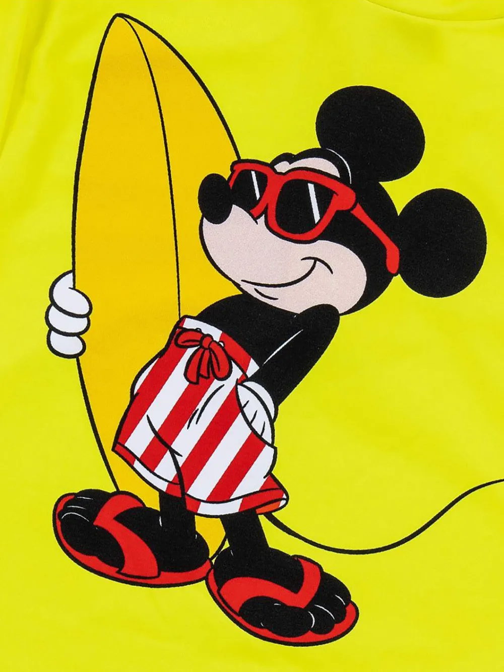  Mc2 Saint Barth Kids Zip-detail T-shirt - Yellow 