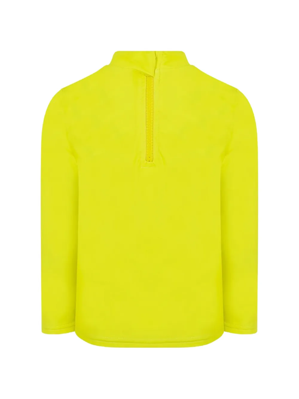  Mc2 Saint Barth Kids Zip-detail T-shirt - Yellow 