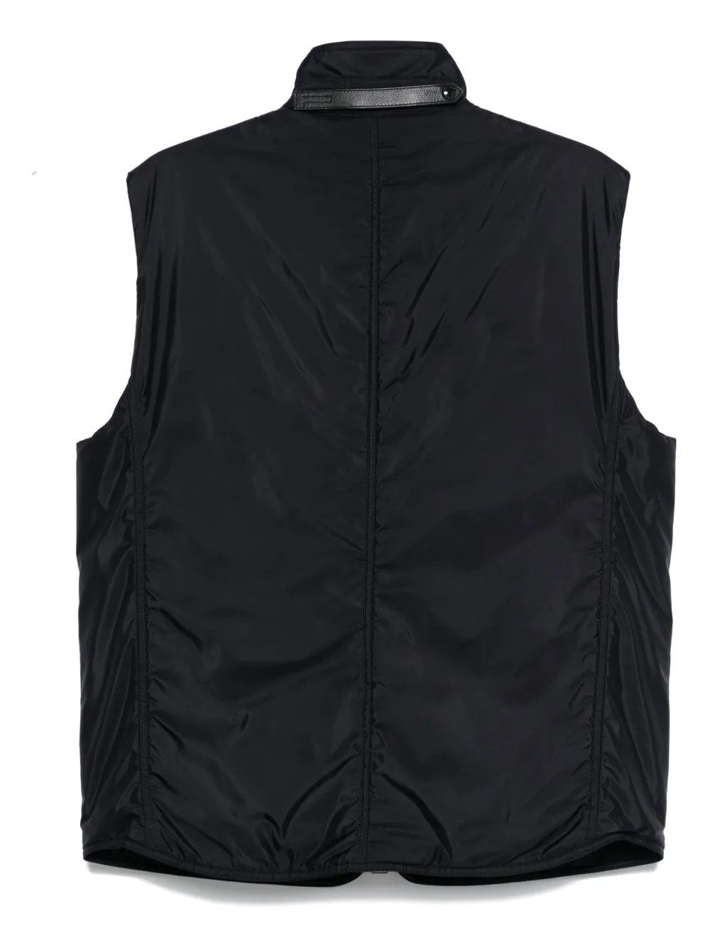 TOM FORD leather-trimmed zip-front vest | Waistcoats & Gilets | Image 2