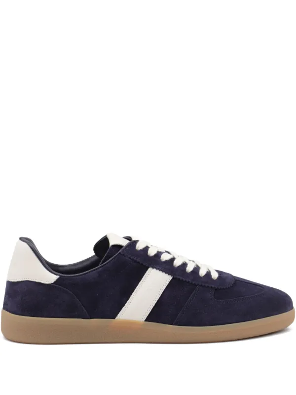 TOM FORD Leather Sneakers | Blue | FARFETCH