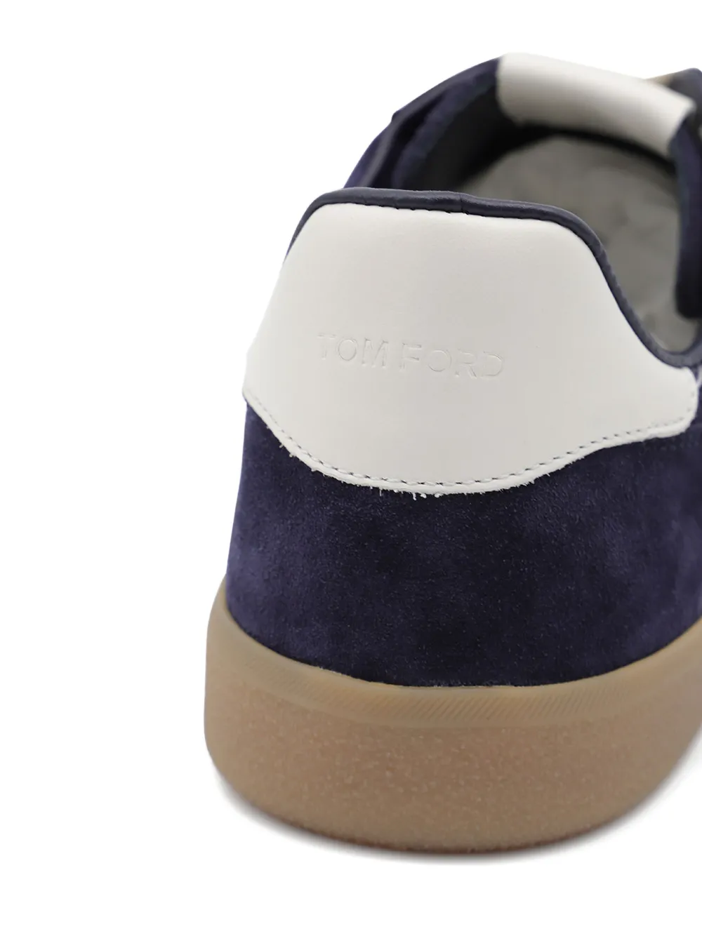 TOM FORD Leren sneakers Blauw