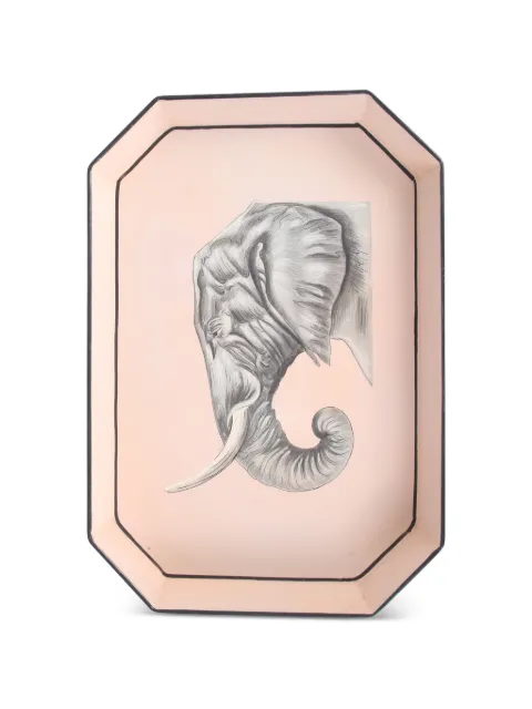 Les-Ottomans elephant print tray