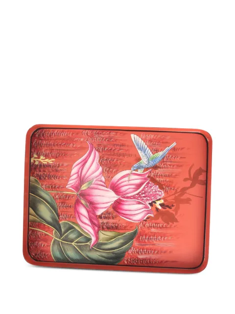 Les-Ottomans floral bird print tray