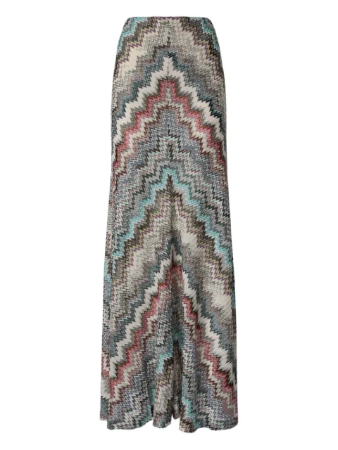 Missoni zigzag pattern maxi skirt