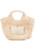 Ba&Sh Ara crochet tote bag - Neutrals
