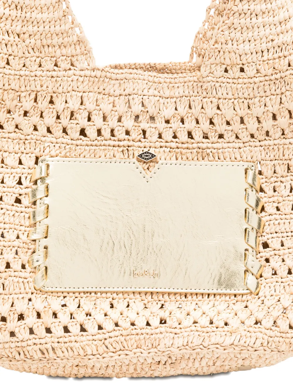 Ba&Sh Ara gehaakte shopper Beige