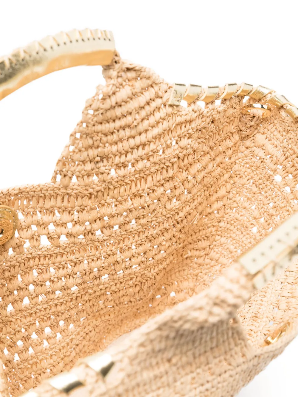 Ba&Sh Ara gehaakte shopper Beige