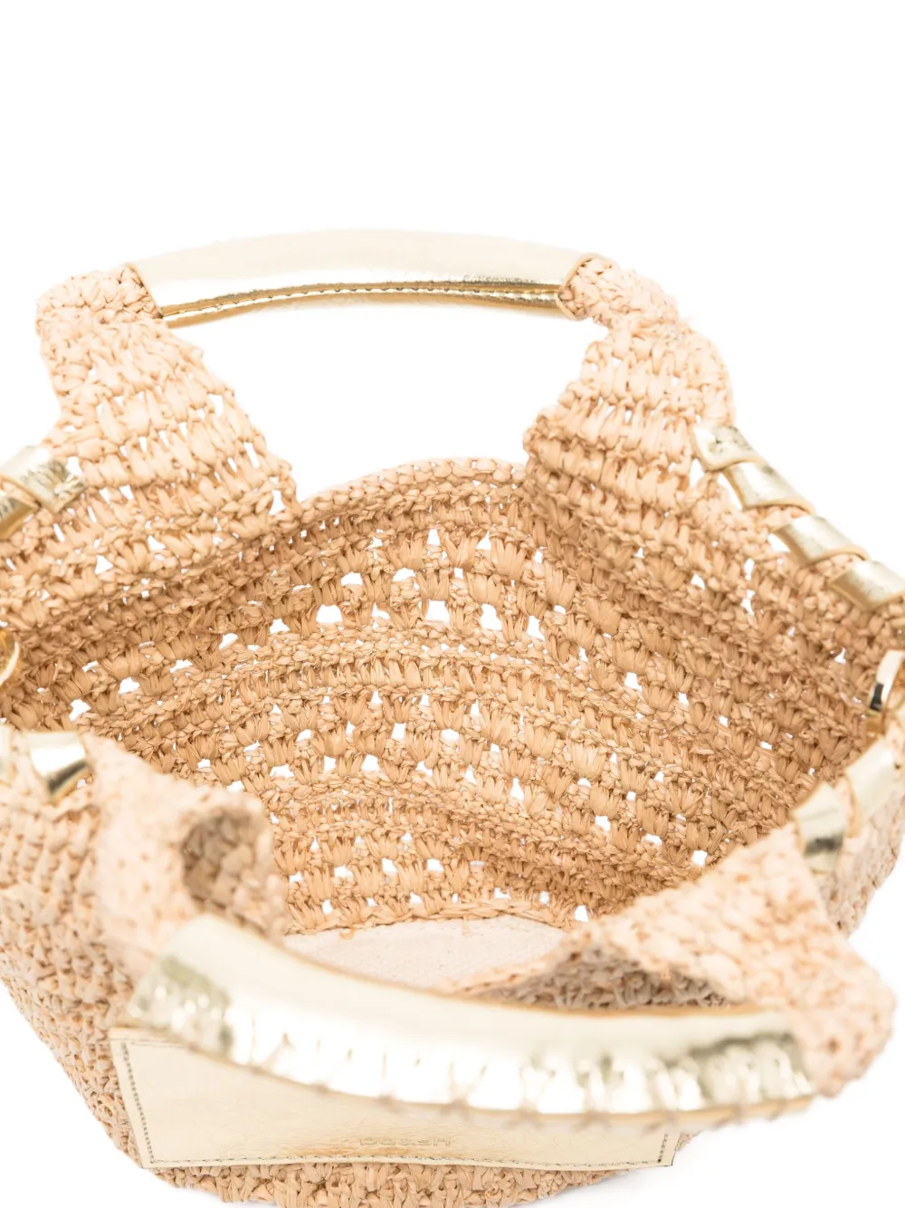 Ba&Sh Ara gehaakte shopper Beige