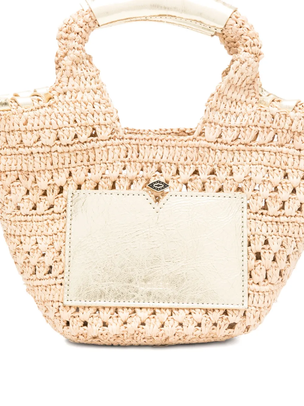 Ba&Sh Ara gehaakte shopper Beige
