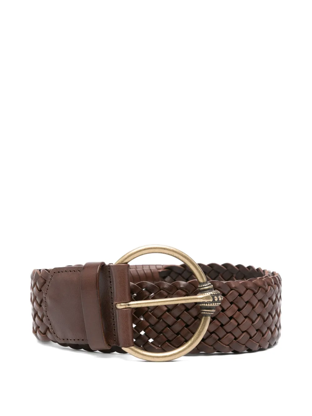 Ba&Sh Gevlochten riem Bruin