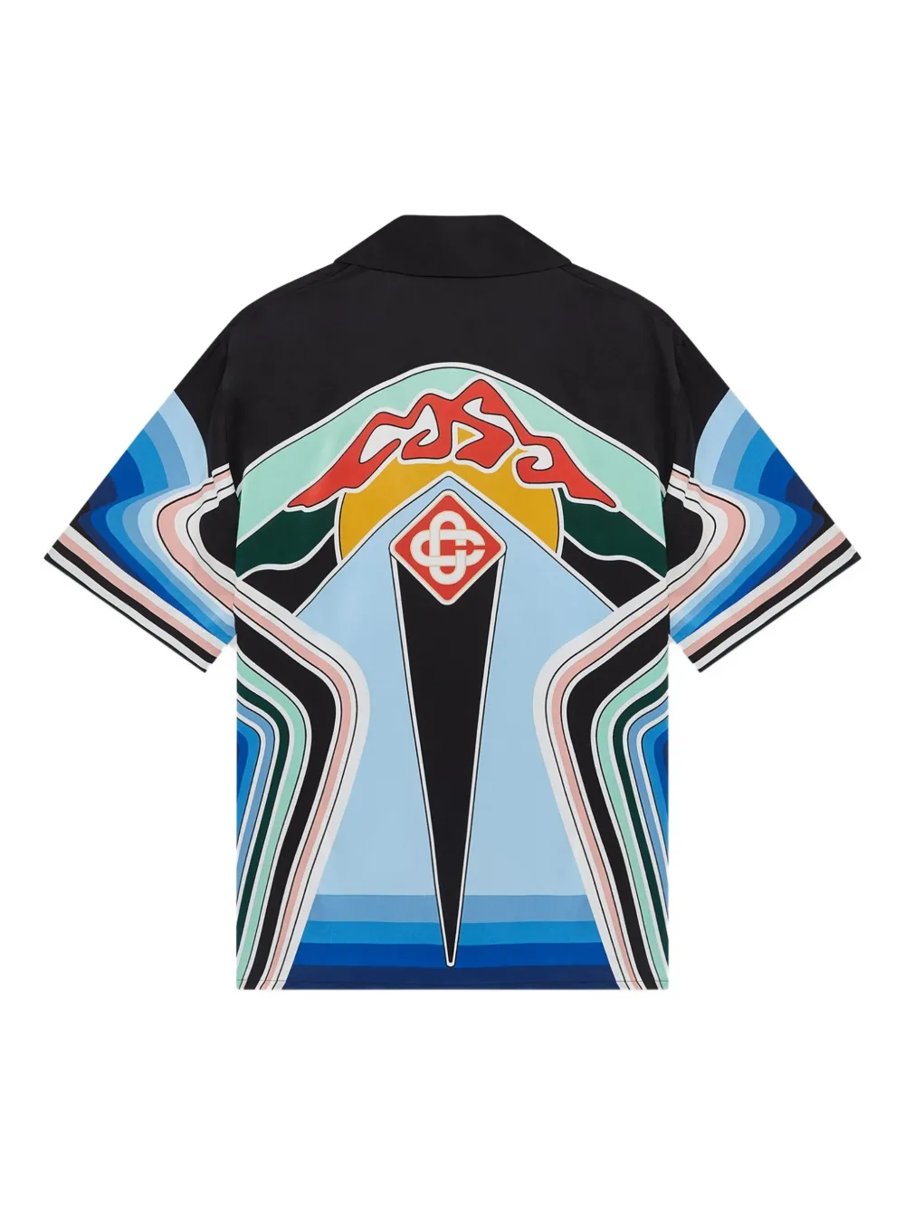 Casablanca Graphic Mountain overhemd met grafische print Blauw