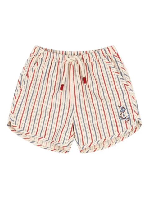 Konges Sløjd striped anchor shorts