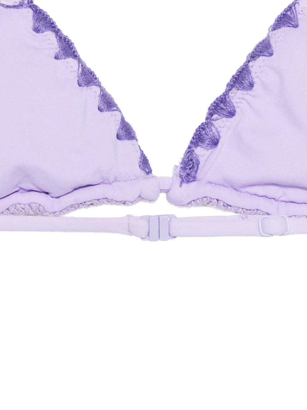  Mc2 Saint Barth Kids Bikini Con Parche Floral - Morado 