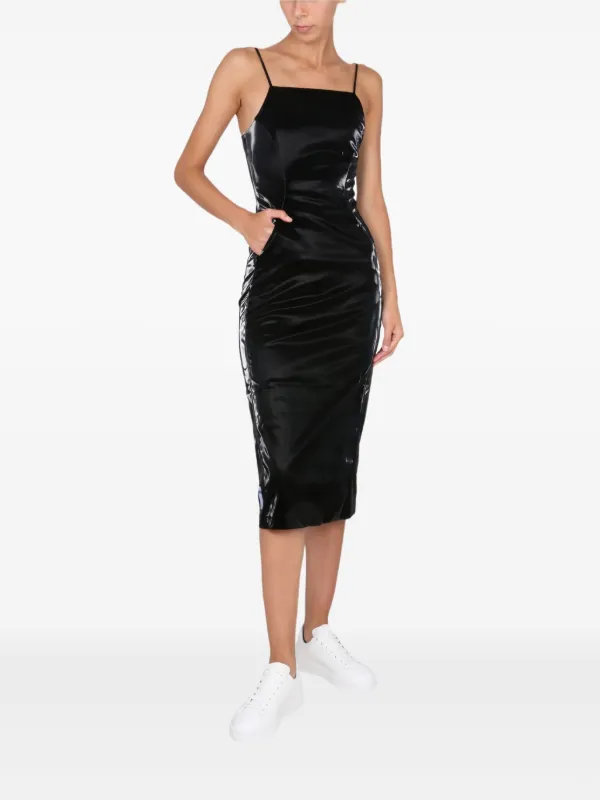 womens cocktail dress with sleeves White Long Sleeve Fit & Flare The perfect bridesmaid dresses This simple A pet Color:polka dot(a16206)