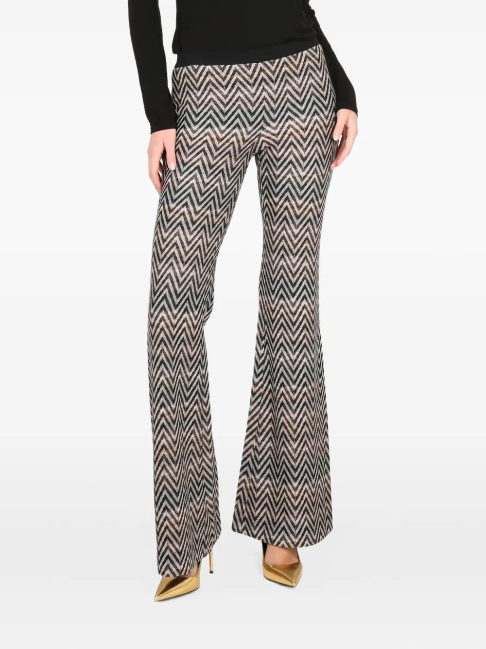 Missoni chevron trousers - Toni neutri
