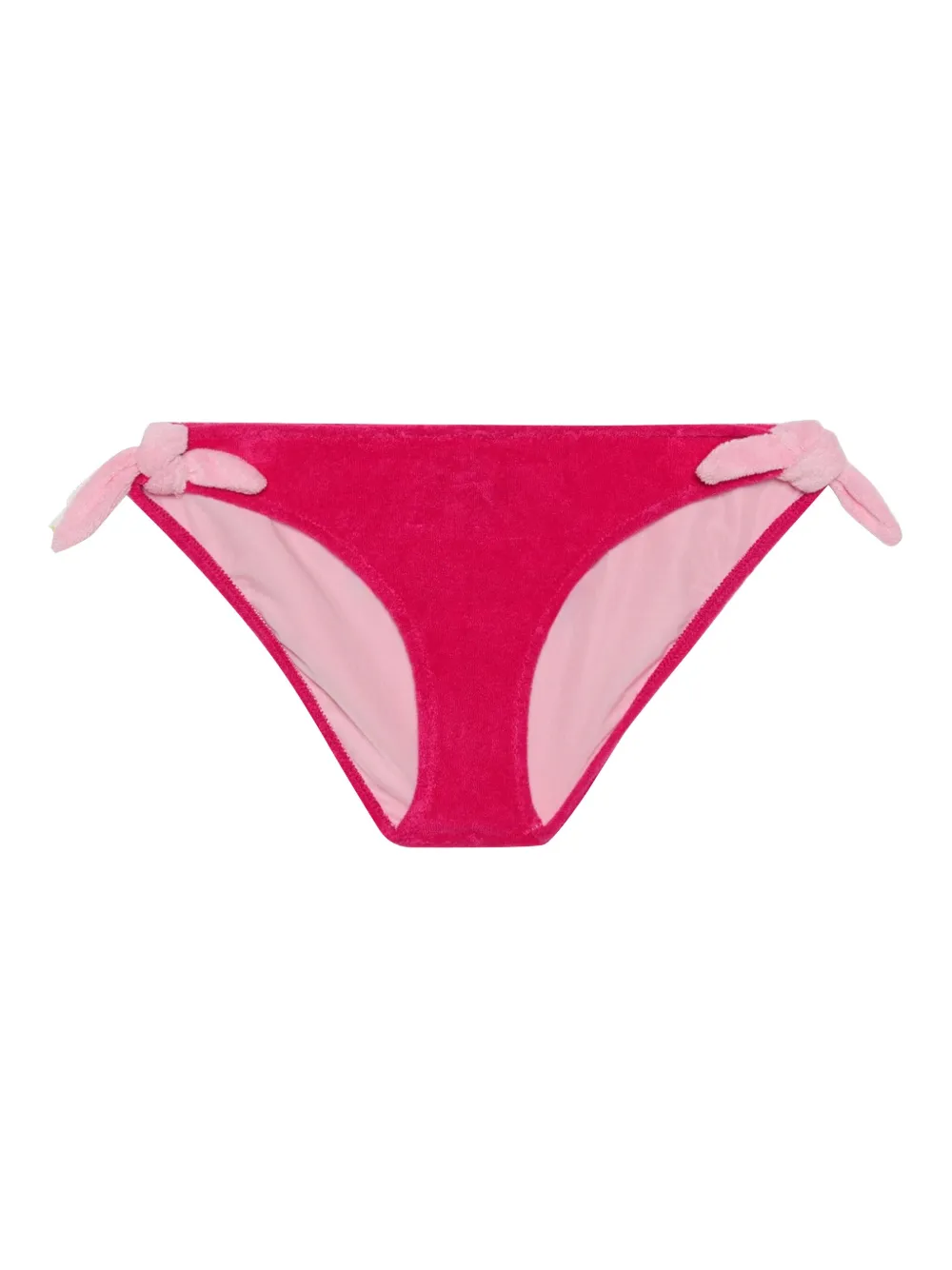 MC2 Saint Barth Kids embroidery-logo bikini bottom | Pink | Image 1
