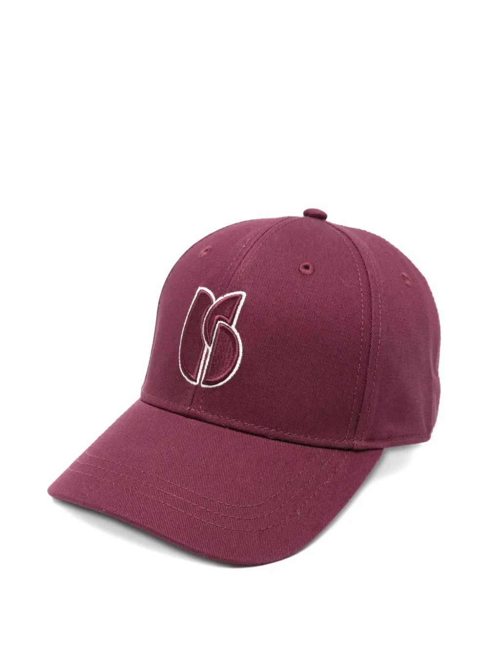 Ba&Sh Honkbalpet met geborduurd logo Rood