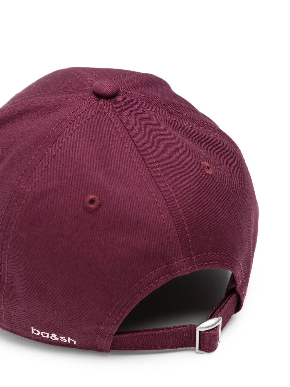 Ba&Sh Honkbalpet met geborduurd logo Rood
