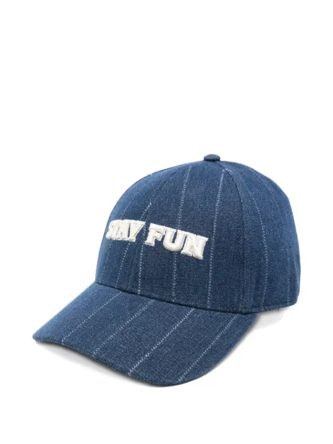 Ba&Sh pinstripe baseball cap