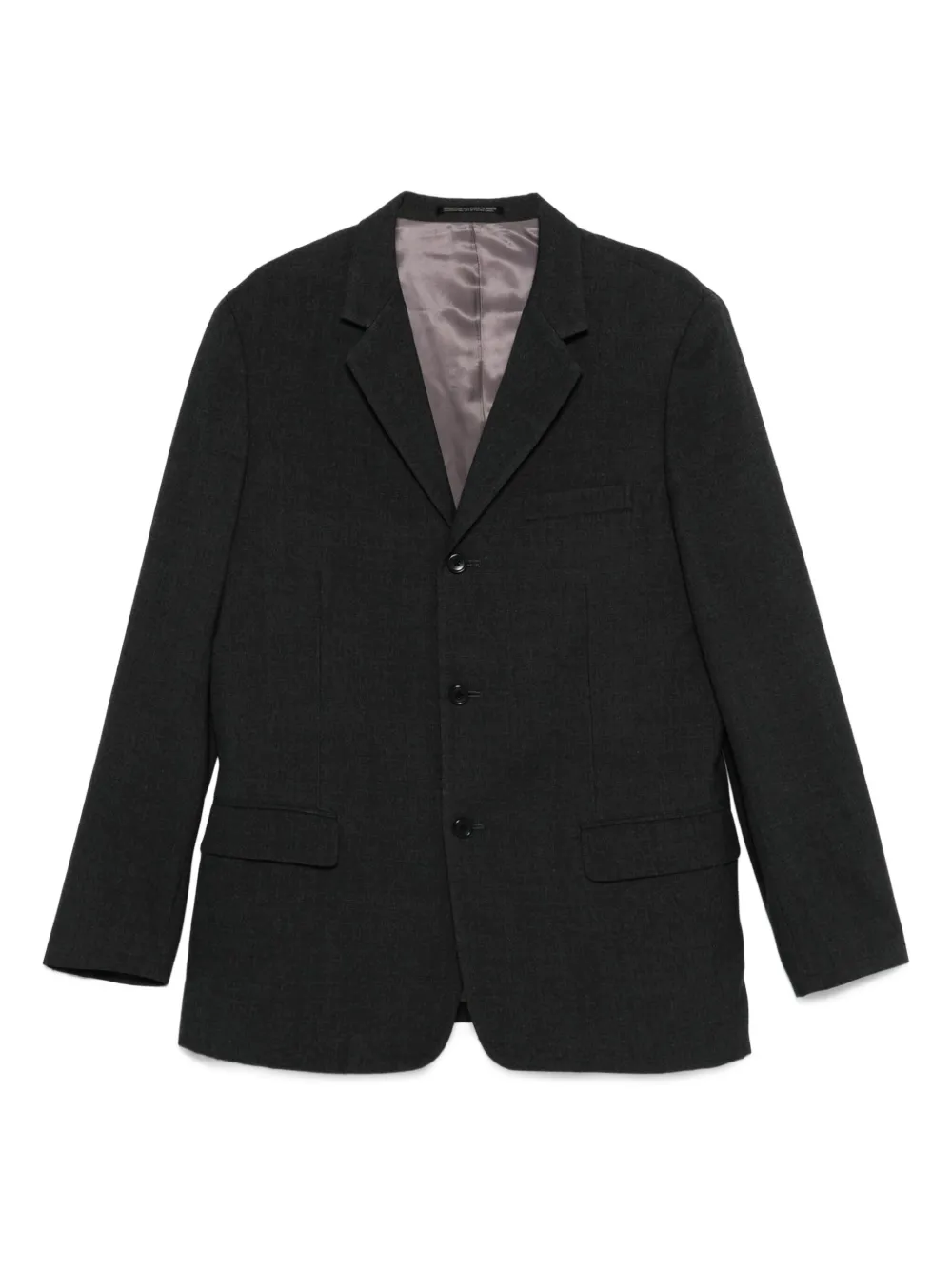 Yohji Yamamoto Pre-Owned 1990s buttoned wool jacket | Grey | Image 1