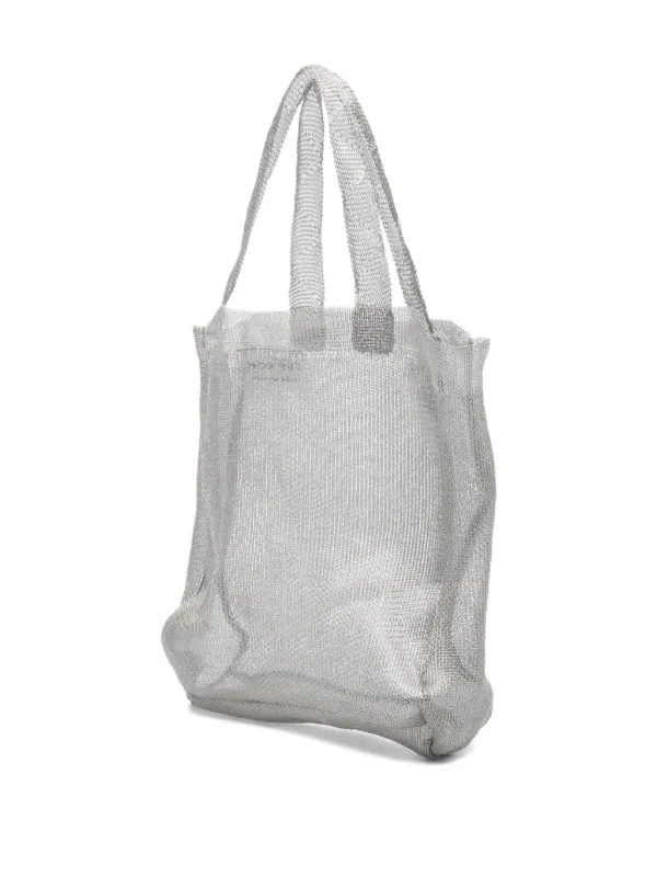 The Row Imogen メッシュ ハンドバッグ ミニ | シルバートーン The Row Imogen メッシュ ハンドバッグ ミニ | シルバートーン