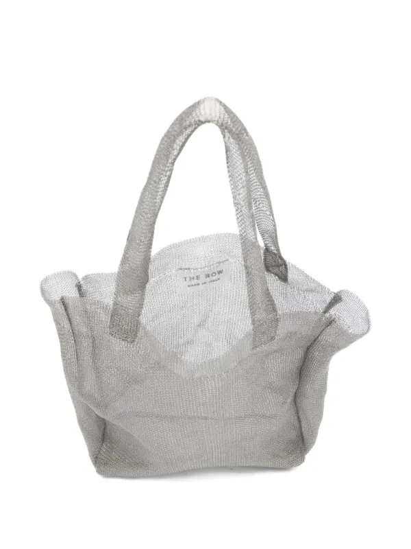 The Row Imogen メッシュ ハンドバッグ ミニ | シルバートーン The Row Imogen メッシュ ハンドバッグ ミニ | シルバートーン