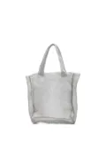 The Row mini Imogen mesh tote bag - Silver