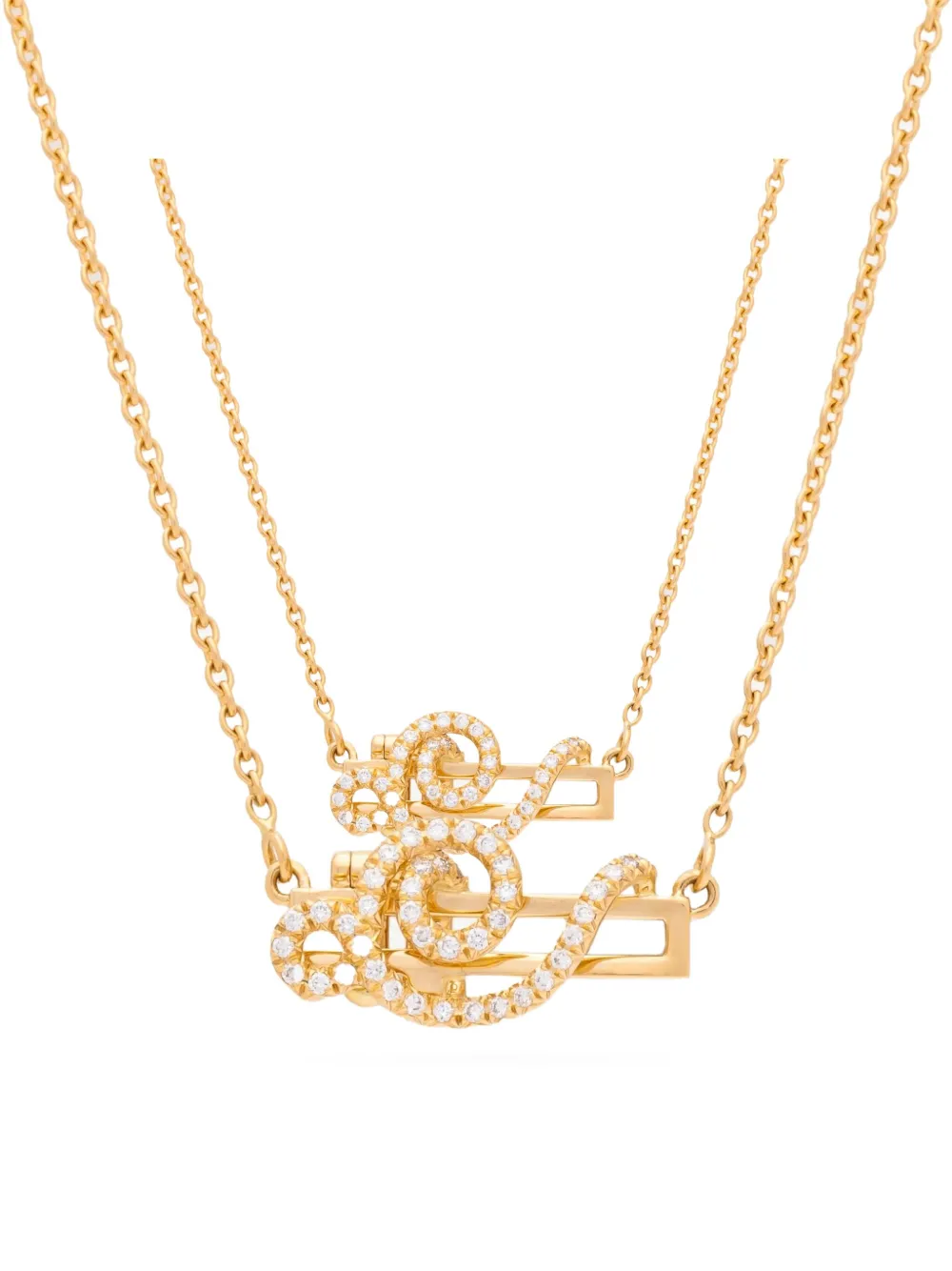 Auragraph 18K yellow gold Solaritt diamond necklace - ゴールドトーン Auragraph 18K yellow gold Solaritt diamond necklace - ゴールドトーン