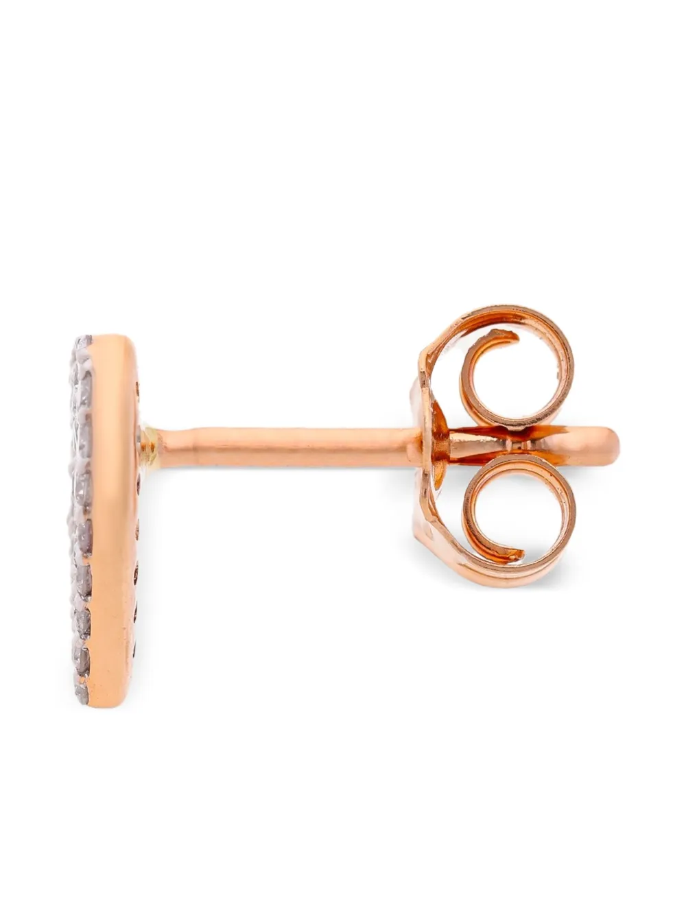 GINETTE NY 18K rose gold Diamond Heart earrings | Image 2