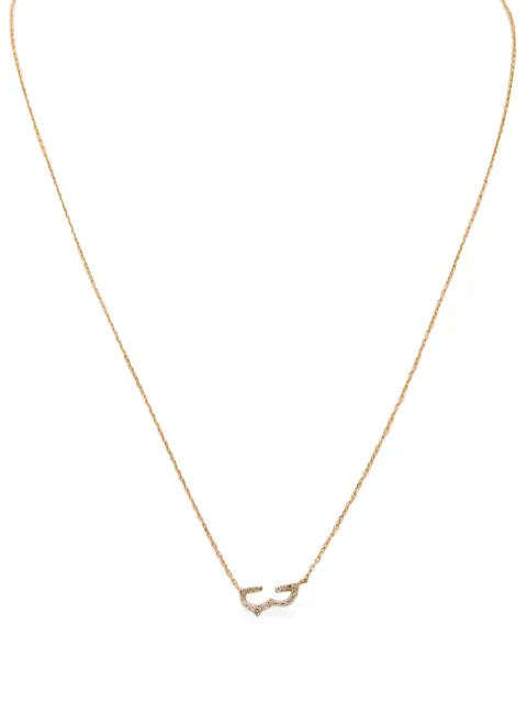 Stone Fine Jewelry 18K yellow gold Hub Love diamond necklace