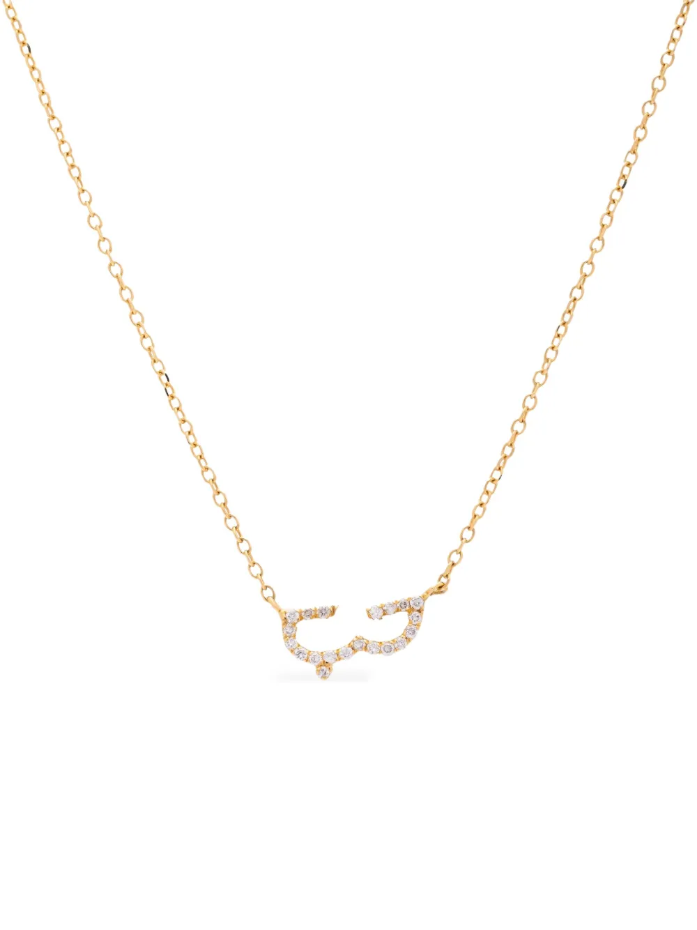 Stone Fine Jewelry 18K yellow gold Hub Love diamond necklace | Image 2