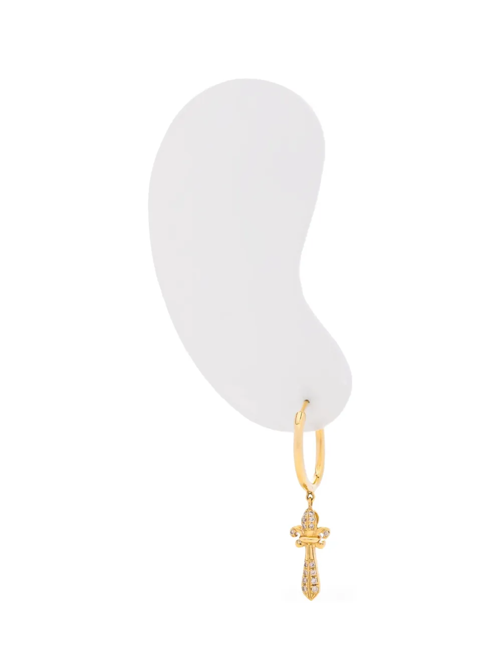 The Drays 18K yellow gold Orcrist diamond hoop earring | Image 2