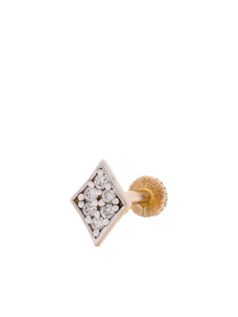 Foen 14K yellow gold Lozenge diamond piercing 