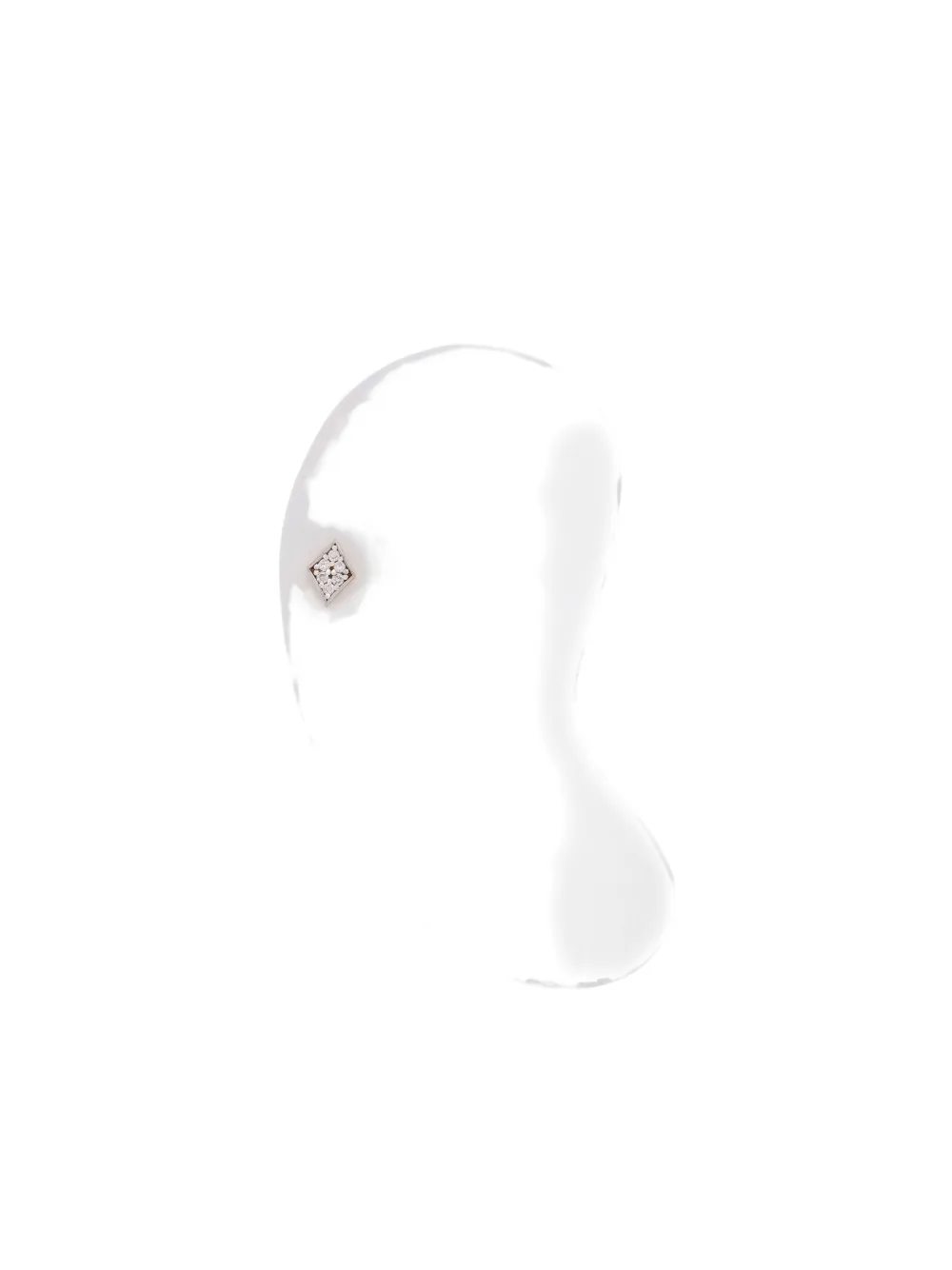 Foen 14K yellow gold Lozenge diamond piercing | Fine Jewelry | Image 2
