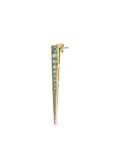 Stone Fine Jewelry 18K yellow gold Pic emerald earring