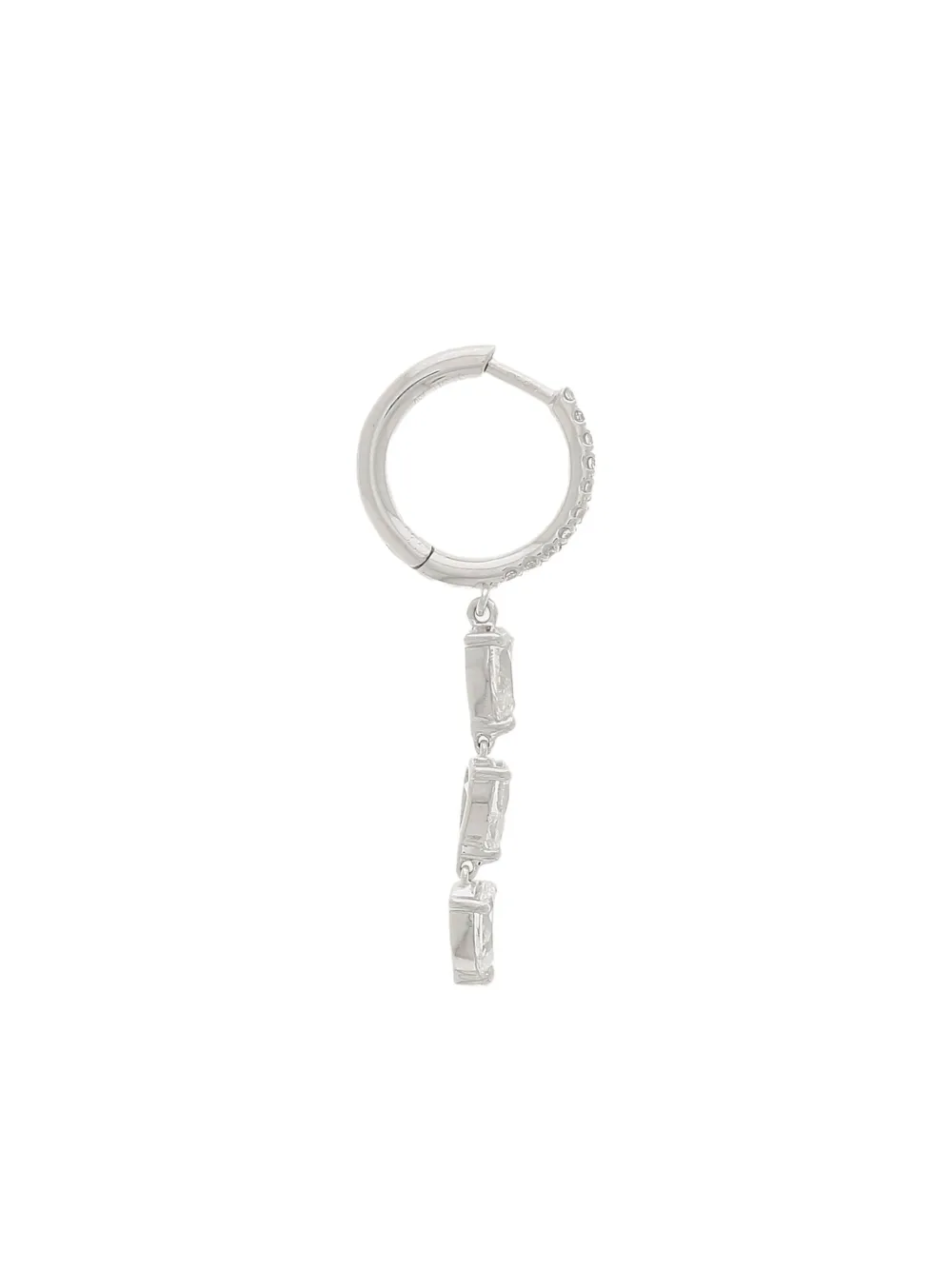 Stone Fine Jewelry 18K white gold diamond drop earring - シルバートーン Stone Fine Jewelry 18K white gold diamond drop earring - シルバートーン