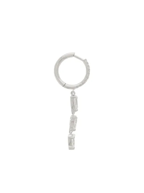 Stone Fine Jewelry 18K white gold diamond drop earring