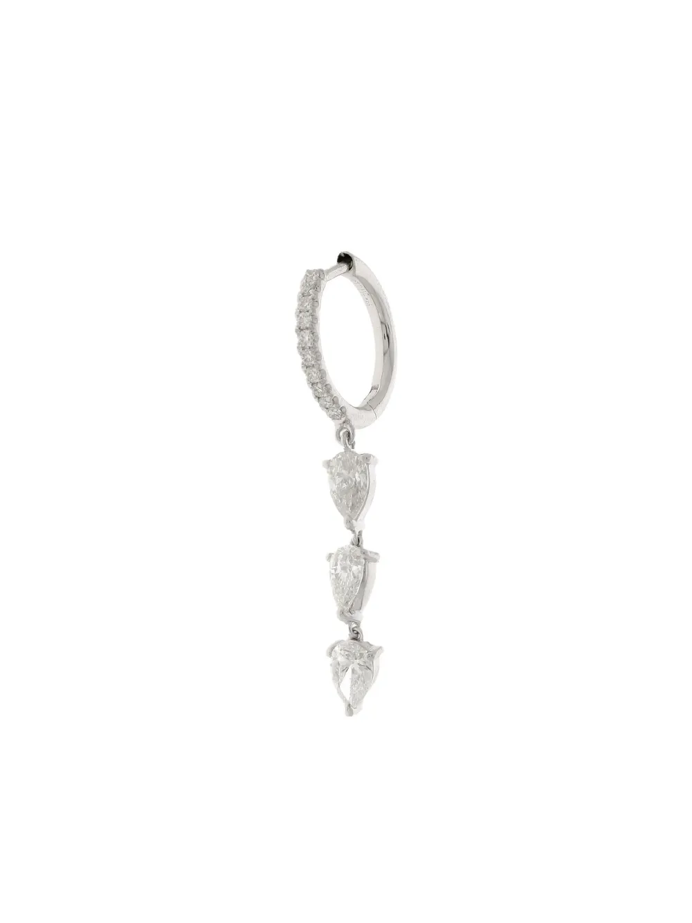Stone Fine Jewelry 18K white gold diamond drop earring | Image 2