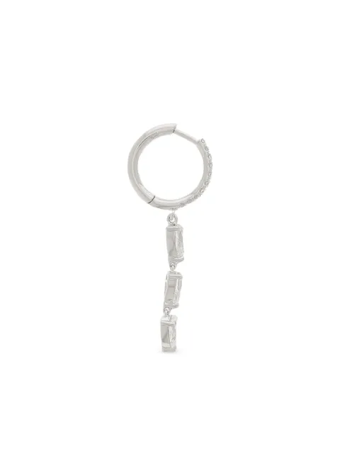 Stone Fine Jewelry 18K white gold diamond drop earring