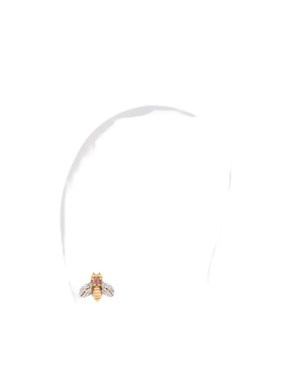 Foen 14K yellow gold Firefly diamond and sapphire piercing | Fine Jewelry | Image 2