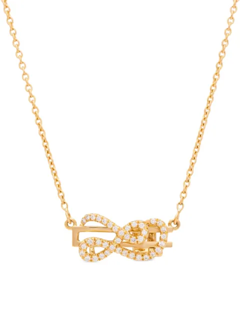 Auragraph 18kt yellow gold Hayarekha necklace