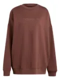 adidas Essentials printed-logo sweatshirt - Brown