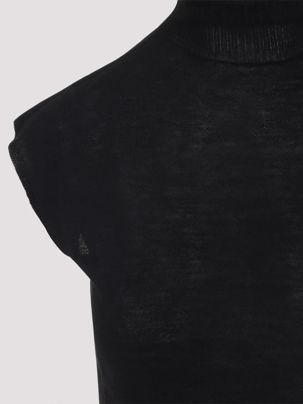 Rick Owens Top met col Zwart