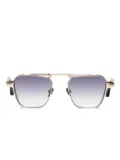 John Dalia Scotty square-frame sunglasses - Gold