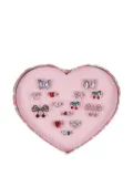 Konges Sløjd butterfly heart ring set - Silver