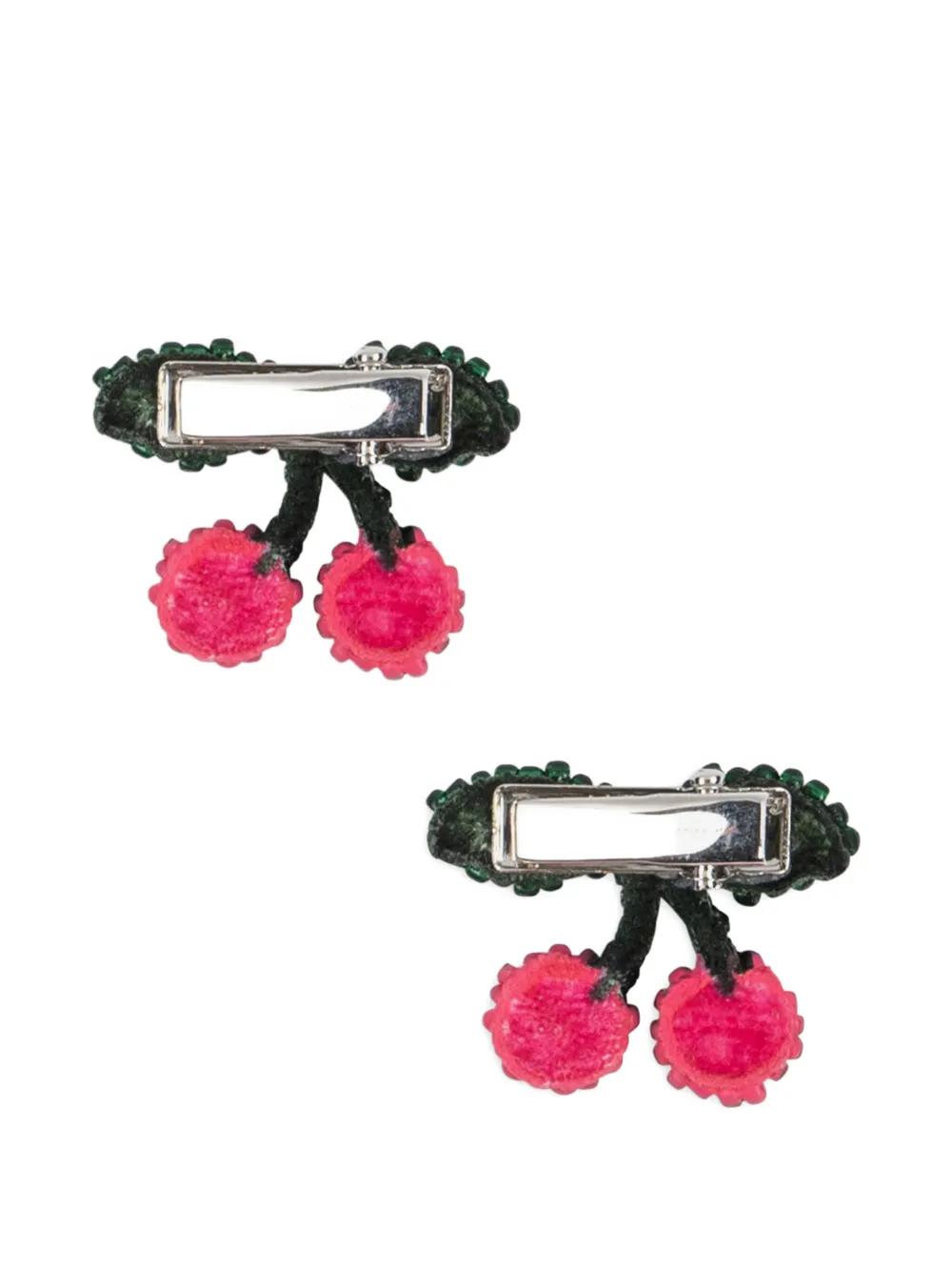 Konges Sløjd cherry beaded hair clips (set of two) | Girls Accessories | Image 2