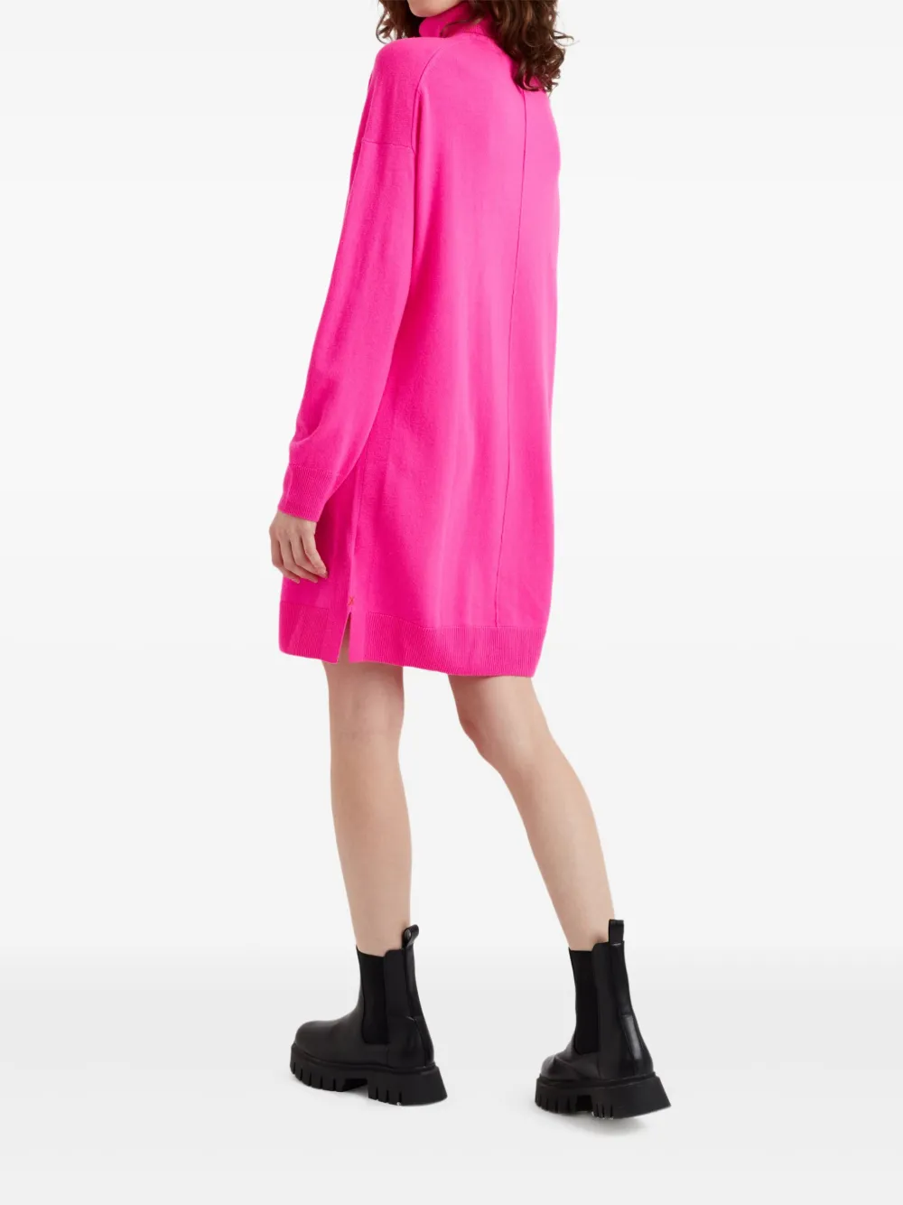 Chinti & Parker Pocket Mini Dress In Pink