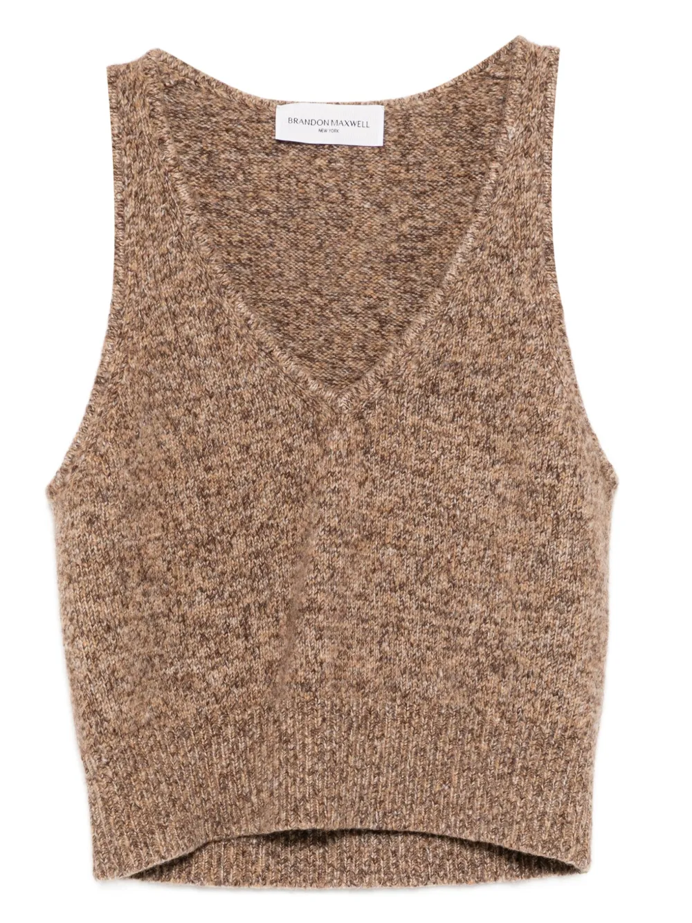 Brandon Maxwell sleeveless tank top | Brown | Image 1